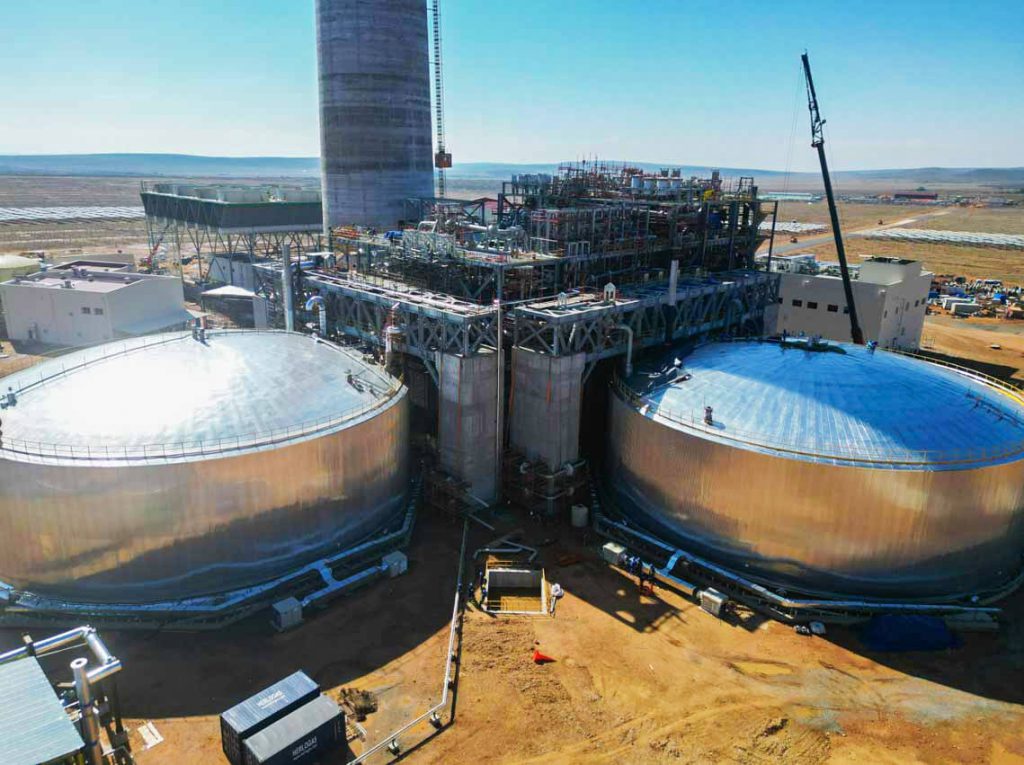 Redstone CSP Molten Salt Tanks